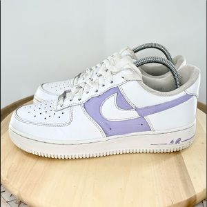Custom NIKE Air Force 1 purple sneakers size 9